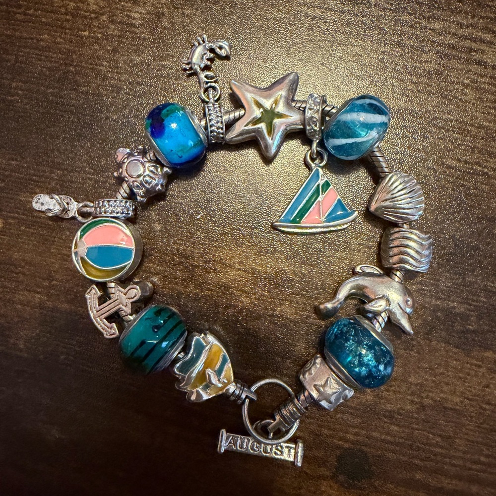 Willabee and Ward August charm bracelet